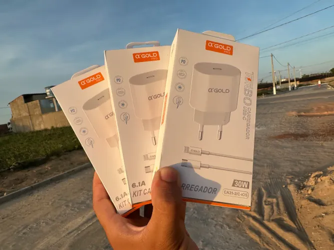 Carregador H?MASTON iPhone TURBO 30W!! LACRADO!! PROMOÇÃO!!