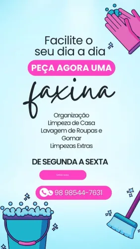 Cuida de suas casa com dedicação