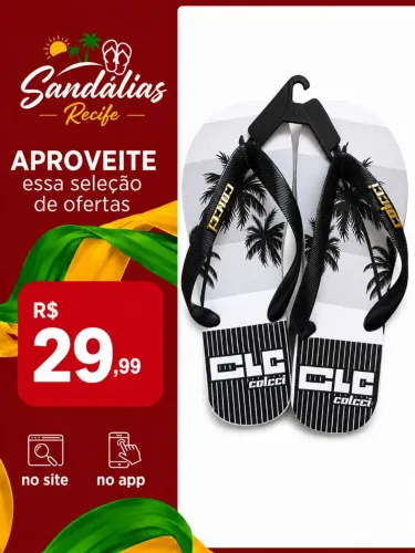 Sandália estilo havaianas