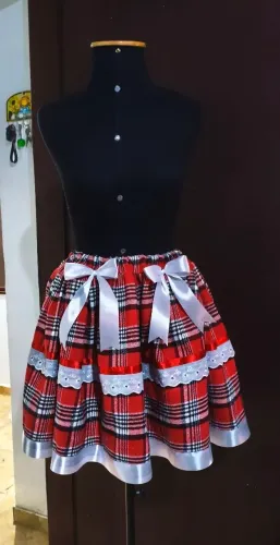 Saia junina de flanela 