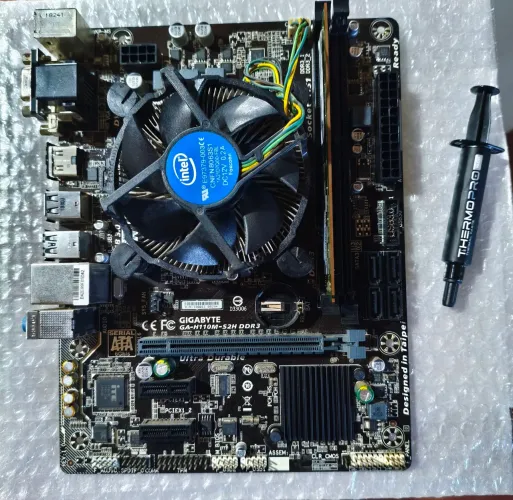 Kit Upgrade: Placa Mãe Gigabyte H110M + Intel Core i3 7100 + 2GB RAM