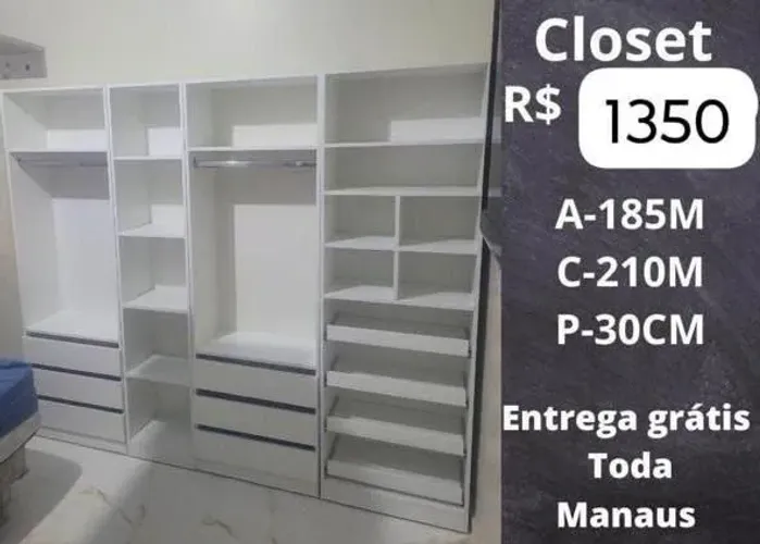 Closet disponível