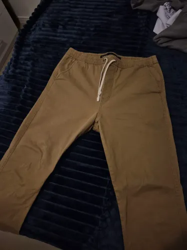 Calça Jogger Bege c/ cordão - Tam. 40