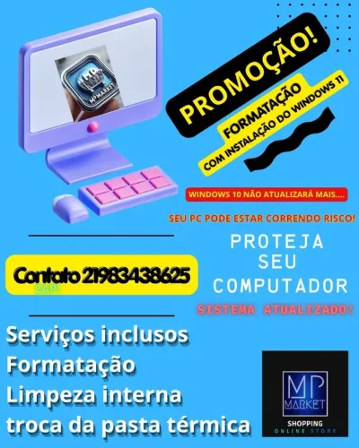 Assistência técnica de computadores e notebooks 