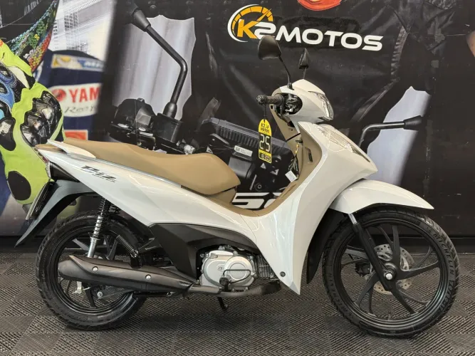 HONDA BIZ 125 EX Branca caramelo 2025 * 3044Kms * garantia fabrica