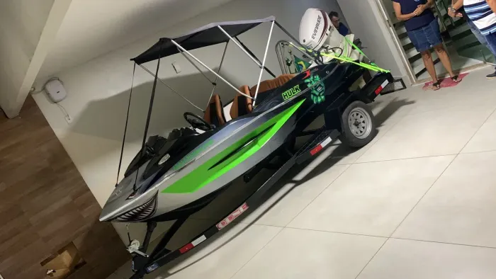 Vendo lancha XSpeed 120 impecável estado de zero