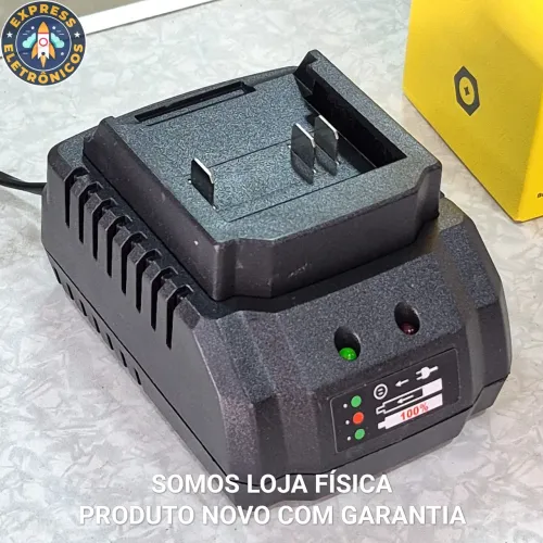 CARREGADOR TURBO UNIVERSAL PARA FERRAMENTAS 21V 48V 68V E OUTRAS