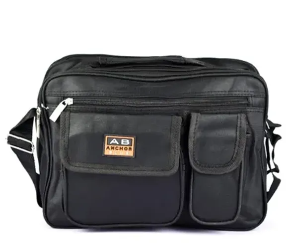 Bolsa Transversal Ab Anchor Blue Com Alça Reforçada e Compartimentos Amplos e Largos z1504