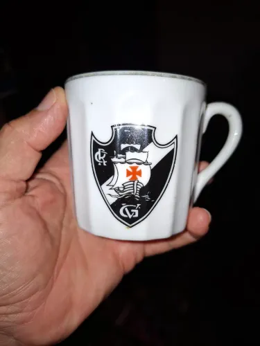 Xícara porcelana vasco