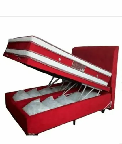 Cama Queen completa colchão molas e box baú / Parcelas de R$ 319.00