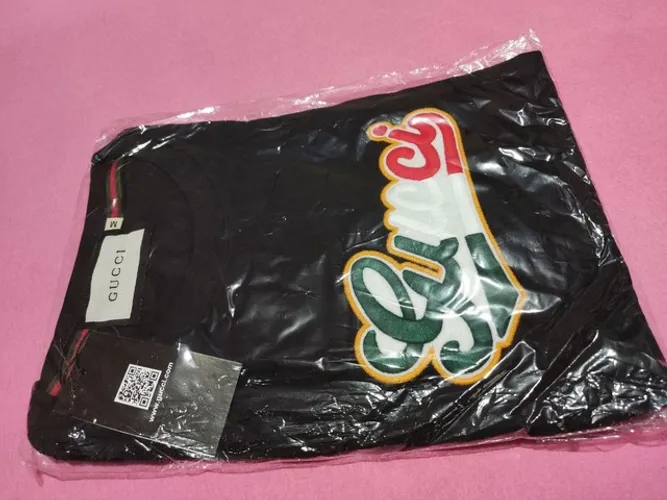 Camisa Gucci, M, fio 30.1, preta 
