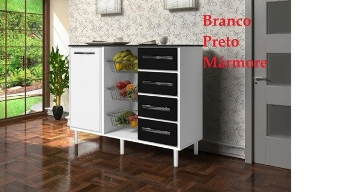 Fruteira / Balcão Tábata com Portas e Gavetas !!
