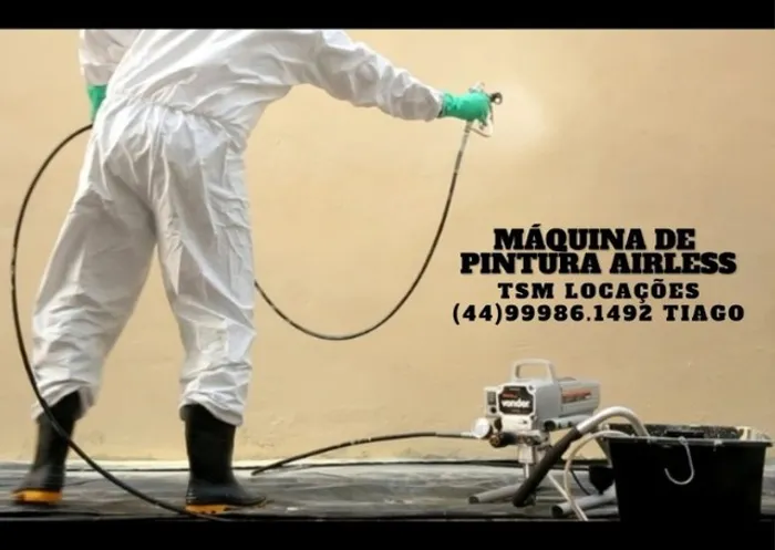 Locação - Máquina de pintura airless (Maringá)(Sarandí) - Alugar/Aluguel