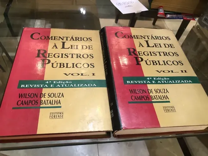 Comentários a Lei Registro Públicos - 2 edições