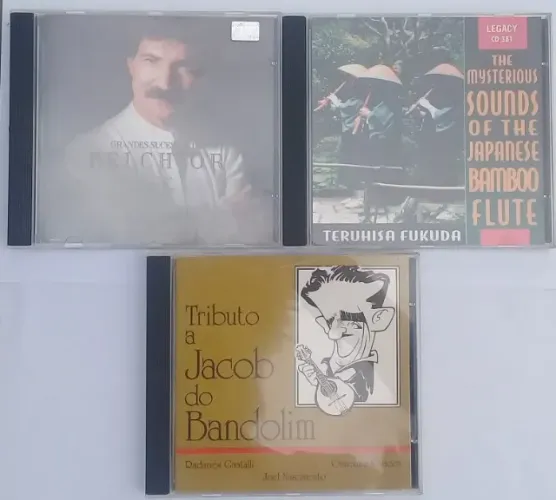 belchior-cd 1991/ theruisa fukuda-cd 1993/jacob do bandolin-cd(pacote)