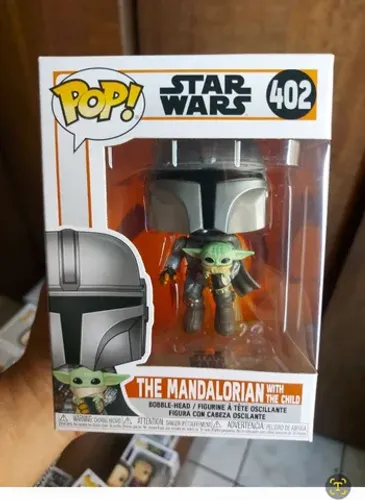 Funko pop the mandalorian with the child #402