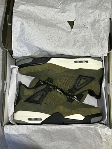 Tênis Air Jordan 4 Craft Medium Olive 100% original