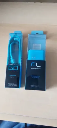 Cabo e tomada Multilaser para Iphone
