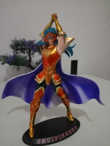 Boneco cavaleiros do zodíaco camus de aquário , não é Cloth myth tag Shura saga gêmeos iki