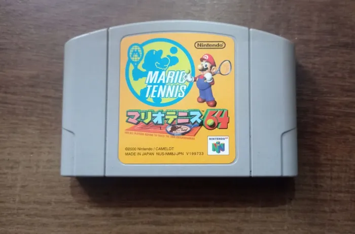 Jogo Mario Tennis 64 para Nintendo 64 japonesa original