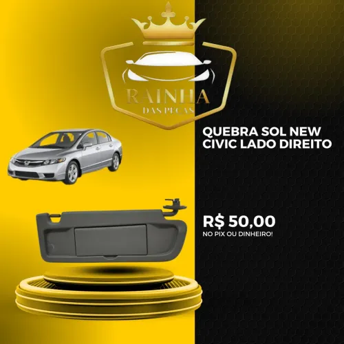 Quebra Sol New Civic Lado Direito