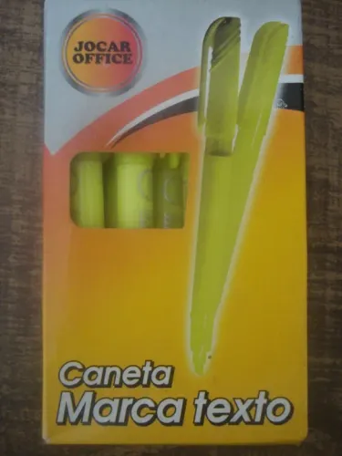05 Canetas Marca Texto Amarela caixa c/5