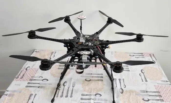 Drone DJI Spreading Wings S800 preto
