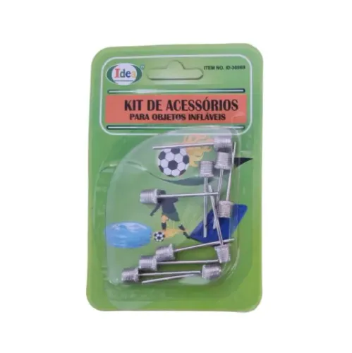KIT BICOS DE BOLA PARA BOMBA 10 PEÇAS ACESSORIOS INFANTIS IDEA ID3698B