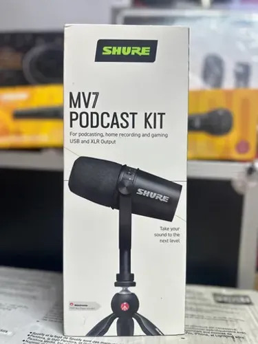 Microfone mv7 shure Podcaster 