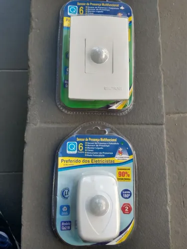 Sensores de presença com fotocélula 