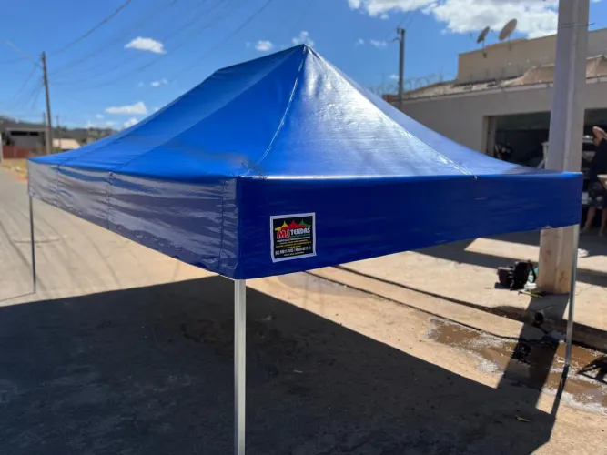 Tenda 4,5x3 sanfonada em 3 vezes sem juros