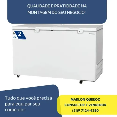 Freezer Horizontal Tampa Cega 127v Fricon