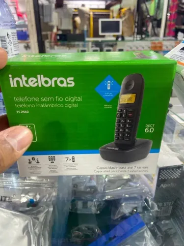 Telefone Preto Sem/ Casa inteligente