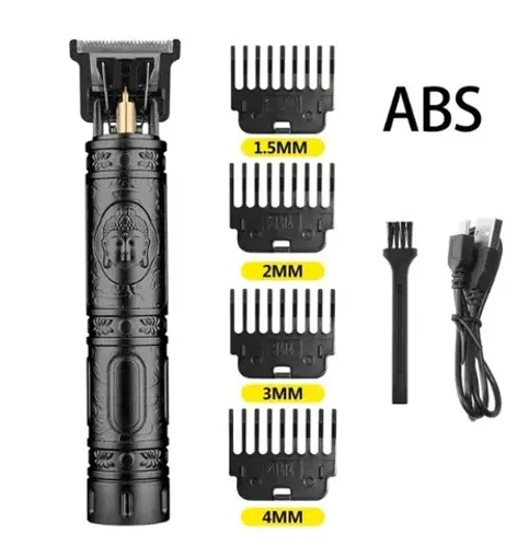 Cortador de cabelo / Aparador de Barba - sem fio - alta potência - USB - Vintage - Novo