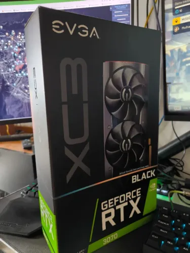 Placa de vídeo EVGA RTX 3070 XC3 BLACK
