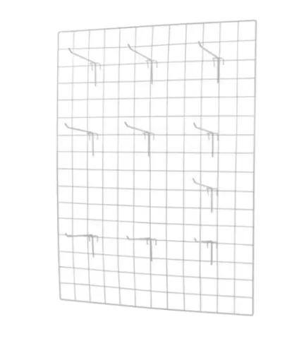 Tela Aramada Memory Board Expositor 60x80cm +10 Ganchos 15cm