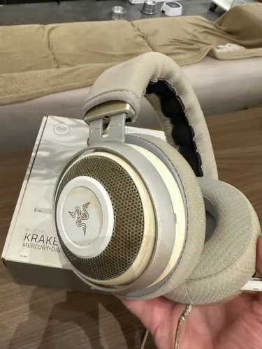 Headphone Razer Kraken Mercury - No estado - Leia