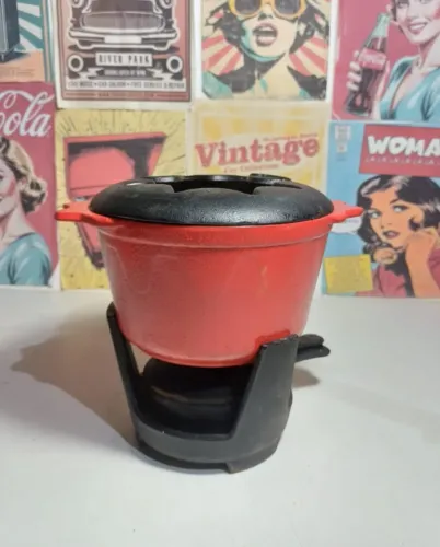 Panela de ferro fundido para fondue