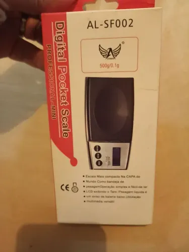 Balança Digital de Bolso - Alta Precisão - 500g/0.1g
