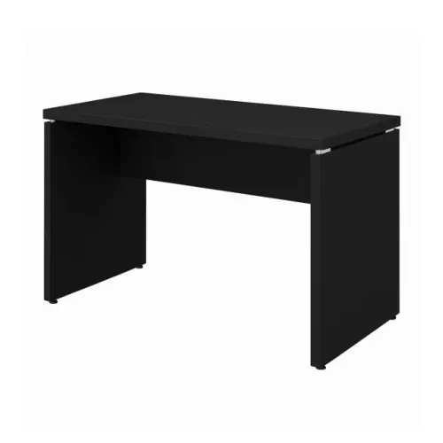 Mesa Escritório 1,20×0,60 Preta Sem Gavetas Estrutura Robusta Design Profissional 26005