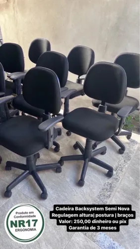 Promoção cadeiras giratórias e fixas