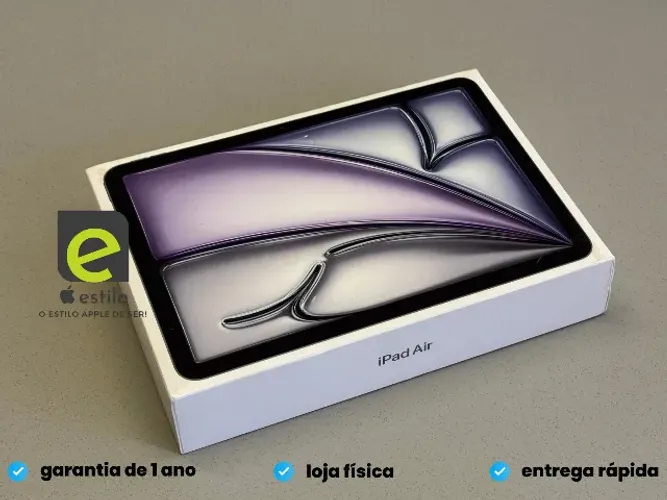 iPad Air 11 128GB Wi-Fi M3 2025 - Novo - Loja Física