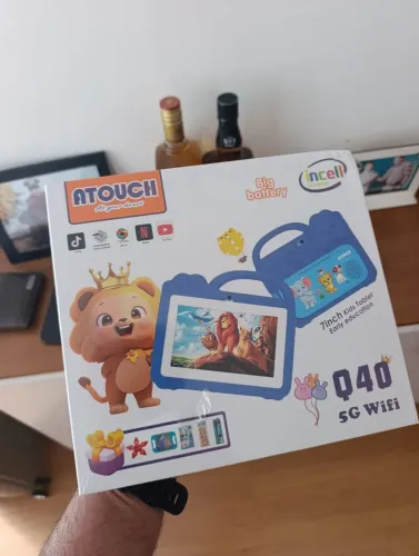 TABLET INFANTIL ATOUCH Q40 KIDS TELA 7 , 5G , 256GB 8GB ROSA