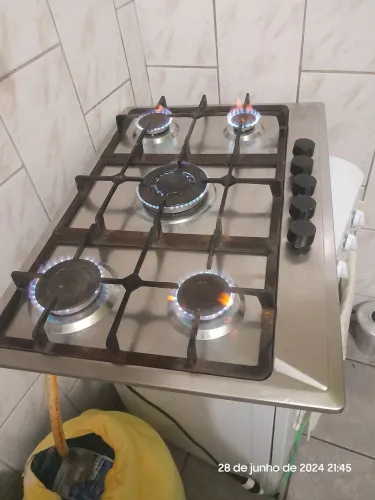 Cooktop a gás em ótimo estado