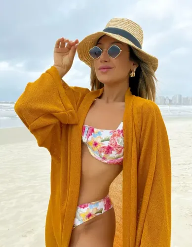Kimono longo Praia
