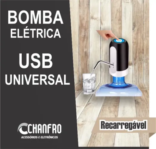 Dispenser Bomba Elétrica Recarregável Galão D'água