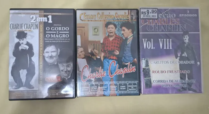 Coleção Dvds Charles Chaplin