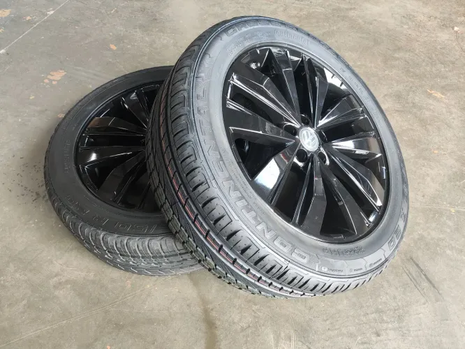 RODA AVULSO ARO 20 ORIGINAL VW AMAROK EXTREME BLACK C/ PNEU ZERO