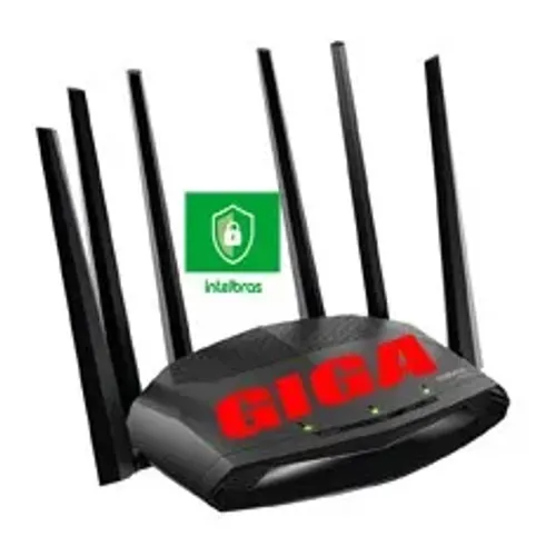 Roteador Intelbras GIGA W5 2100g Dual Band Wi Force Com 6 Antenas     9435