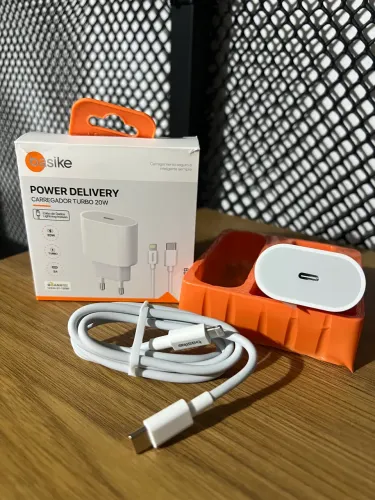 Carregador Turbo Fonte 20w Usb-c+ Cabo Compatível com iPhone 11 12 13 14 Pro X XR XS